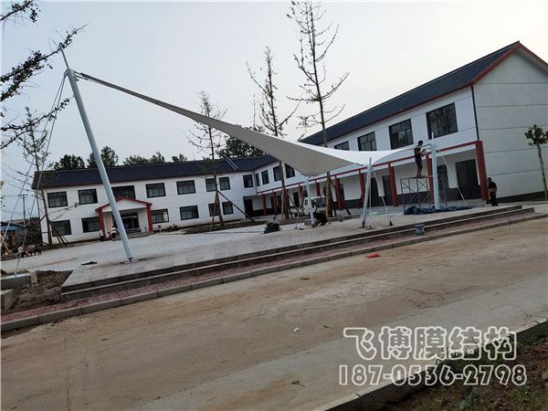 臨沂市張賀城回族村村委膜結構景觀